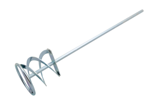 Миксер для красок и штукатурных смесей, 80 х 400 мм, оцинкованный, шестигранный хвостовик 8 мм Denzel по ценам производителя в Екатеринбурге с доставкой по всей России