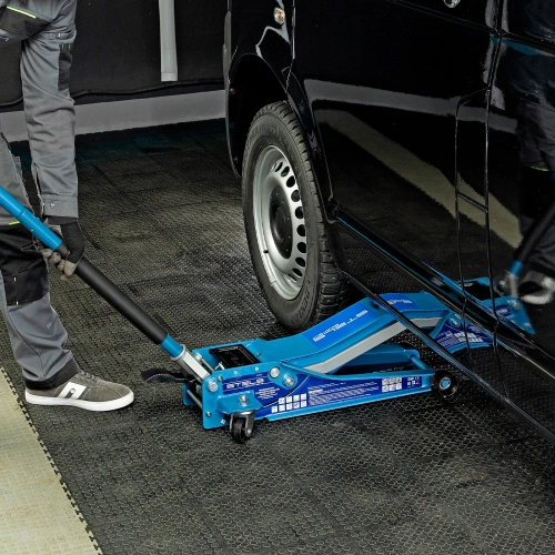Домкрат гидравлический подкатной 3 т, быстрый подъем, Low profile quick lift, 75-505 мм, профессиональный STELS по ценам производителя в Екатеринбурге с доставкой по всей России