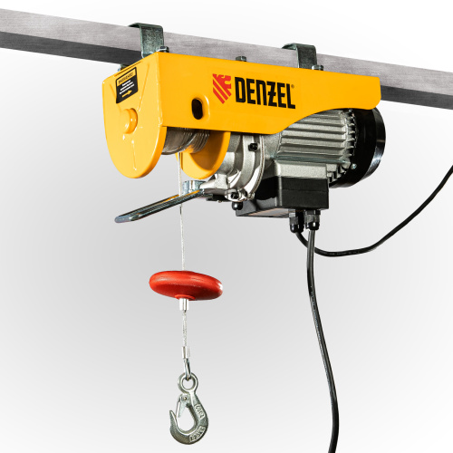 Тельфер электрический TF-250, 0.25 т, 540 Вт, высота 12 м, 10 м/мин Denzel по ценам производителя в Екатеринбурге с доставкой по всей России