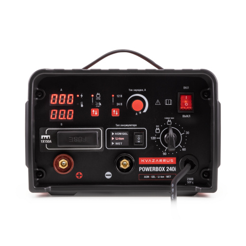 Инверторное пуско-зарядное устройство KVAZARRUS PowerBox 240i, таймер, цветная коробка купить в Москве с доставкой по всей России | ProtosMarket.ru