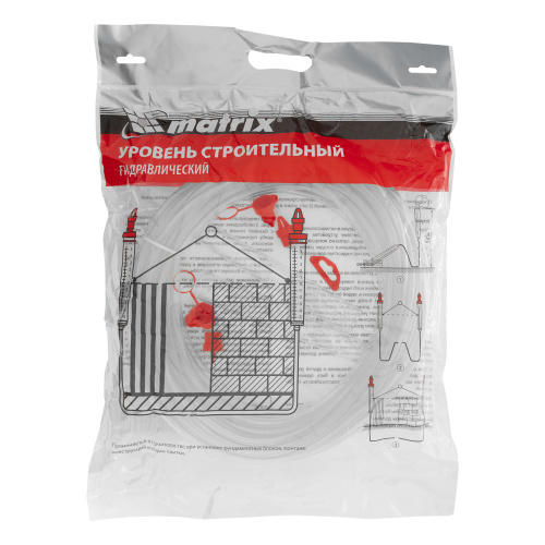 Гидроуровень,удлиненная колба, рельефная градуировка, 25м Matrix по ценам производителя в Екатеринбурге с доставкой по всей России
