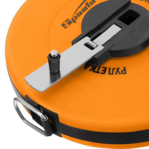 Рулетка геодезическая, 10 м х 12,5 мм, лента ПВХ, закрытый круглый корпус Sparta по ценам производителя в Екатеринбурге с доставкой по всей России