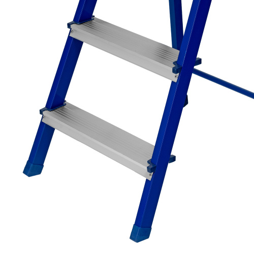 Стремянка, 3 ступени, стальной профиль, алюминиевые ступени Сибртех по ценам производителя в Екатеринбурге с доставкой по всей России
