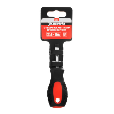Отвертка Anti-Slip, SL5 х 38 мм, CrV, двухкомпонентная рукоятка Matrix по ценам производителя в Екатеринбурге с доставкой по всей России