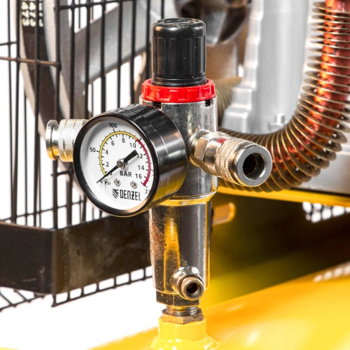 Компрессор воздушный, ременный привод BCI4000-T/200, 4.0 кВт, 200 литров, 690 л/мин Denzel по ценам производителя в Екатеринбурге с доставкой по всей России