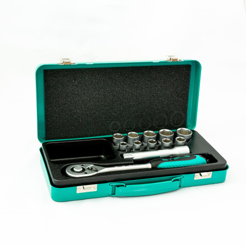 Набор торцевых головок, 1/2, головки 10 - 24 мм, с трещоточным ключом, 12 предметов Stels по ценам производителя в Екатеринбурге с доставкой по всей России