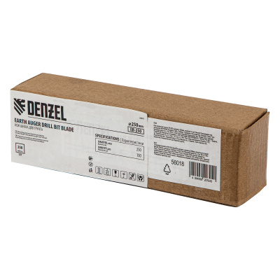 Нож шнека для грунта ER-250, диаметр 250 мм, комплект 2 шт Denzel по ценам производителя в Екатеринбурге с доставкой по всей России