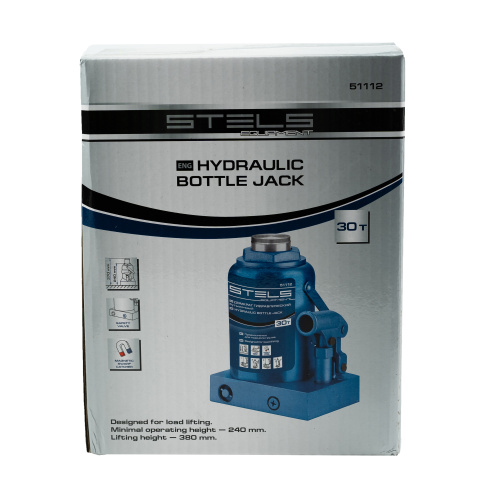 Домкрат гидравлический бутылочный, 30 т, H подъема 240-370 мм Stels по ценам производителя в Екатеринбурге с доставкой по всей России