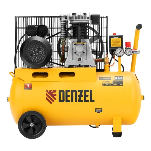 Компрессор воздушный BCI2300/50, ременный привод, 2.3 кВт, 50 литров, 400 л/мин Denzel по ценам производителя в Екатеринбурге с доставкой по всей России