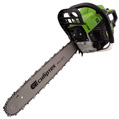 Пила цепная бензиновая БП-5850, 58 см3, шина 50 см, шаг 0.325, паз 1,5 мм, 76 звеньев Сибртех по ценам производителя в Екатеринбурге с доставкой по всей России