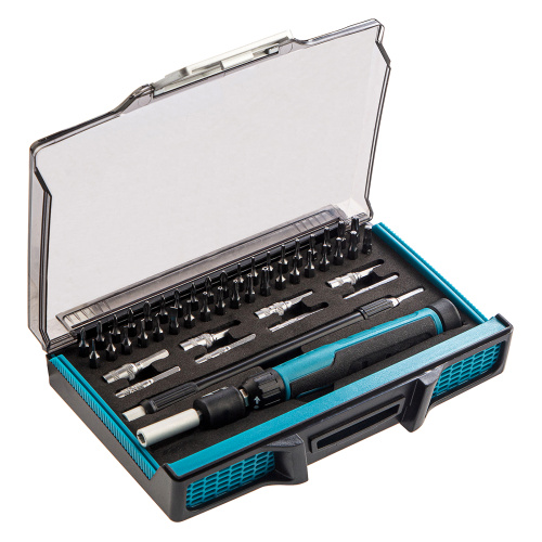 Отвертка с набором бит и торцевых головок для точных работ, гибкий привод, 48 шт, CrMo Gross по ценам производителя в Екатеринбурге с доставкой по всей России