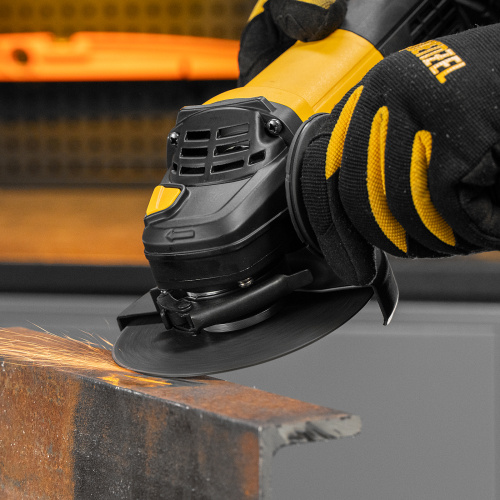 Машина шлифовальная угловая AG125-1500, 1500 Вт, 125 мм, 3000-11000 об/мин Denzel по ценам производителя в Екатеринбурге с доставкой по всей России