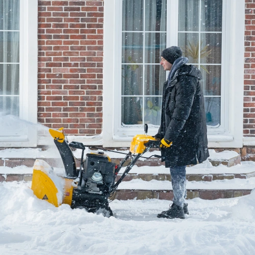 Бензиновая снегоуборочная машина SBL 711DT PRO, 420cc, гусеницы, эл.старт, блок. дифф. Denzel по ценам производителя в Екатеринбурге с доставкой по всей России