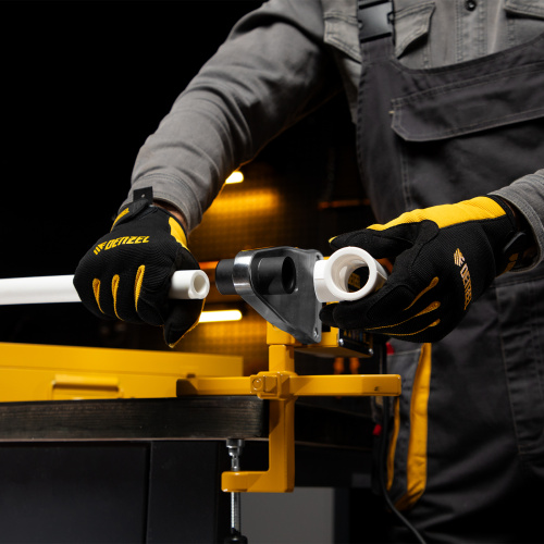 Аппарат для сварки пластиковых труб DWP-1500, 1500 Вт, 260-300 град, комплект насадок, 20-63 мм Denzel по ценам производителя в Екатеринбурге с доставкой по всей России