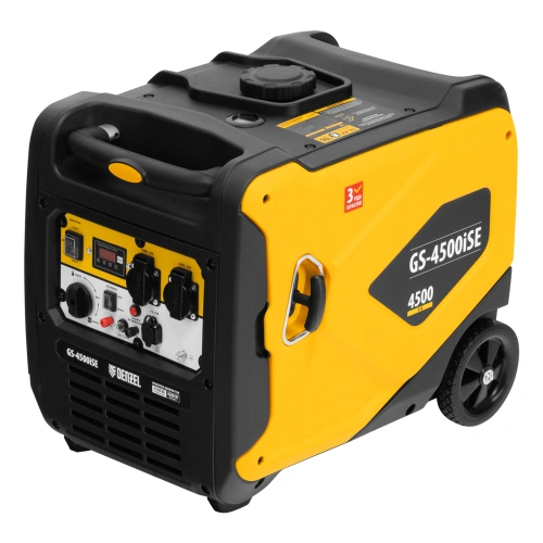 Генератор инверторный GS-4500iSE, 4,5 кВт, 230 В, закрытый корпус, электростартер Denzel по ценам производителя в Екатеринбурге с доставкой по всей России