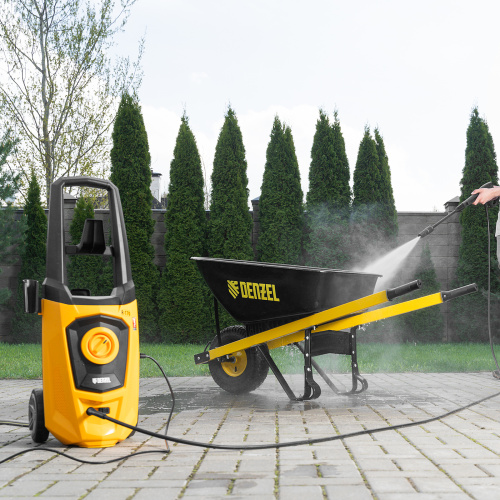 Моечная машина высокого давления R-170, 2000 Вт, 170 бар, 360 л/ч, колесная Denzel по ценам производителя в Екатеринбурге с доставкой по всей России