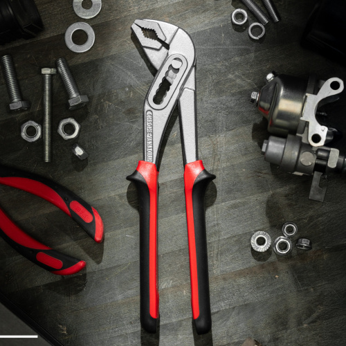 Клещи переставные Nickel (белый) 250 мм, хром-ванадий, двухкомпонентные рукоятки Matrix по ценам производителя в Екатеринбурге с доставкой по всей России