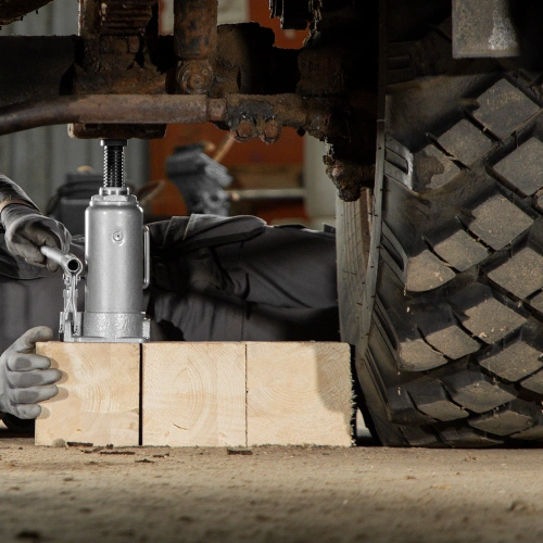 Домкрат гидравлический бутылочный, 12 т, высота подъема 230-465 мм Matrix по ценам производителя в Екатеринбурге с доставкой по всей России