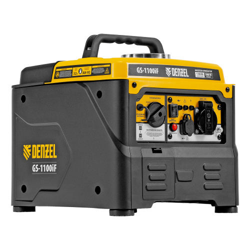 Генератор инверторный GS-1100iF, 1,1 кВт, 230 В, ручной старт DENZEL по ценам производителя в Екатеринбурге с доставкой по всей России
