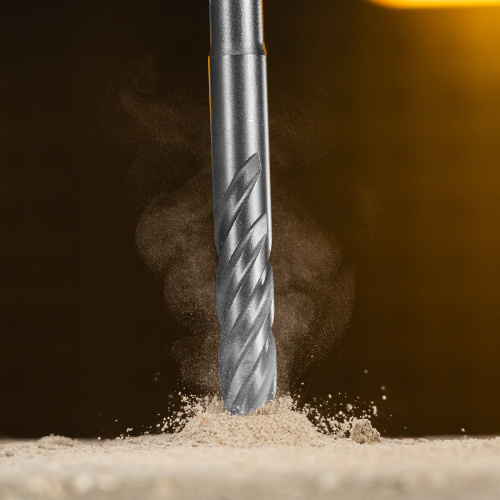 Бур по бетону, цельная крестовая пластина, 12x165 мм, SDS PLUS Denzel по ценам производителя в Екатеринбурге с доставкой по всей России