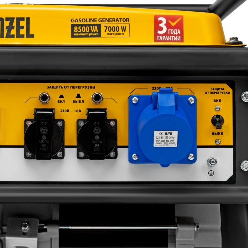 Генератор бензиновый GE 8900, 8.5 кВт, 220 В/50 Гц, 25 л, ручной старт Denzel по ценам производителя в Екатеринбурге с доставкой по всей России