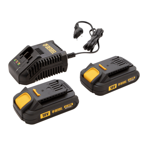 Дрель-шуруповерт аккумуляторная CDL-IB-18-02, Li-Ion, 18 В, 2 акк. Denzel по ценам производителя в Екатеринбурге с доставкой по всей России