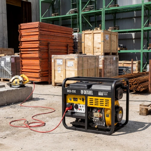 Генератор дизельный DES-55E, 5,5 кВт, 230 В, 11 л, электростартер Denzel по ценам производителя в Екатеринбурге с доставкой по всей России