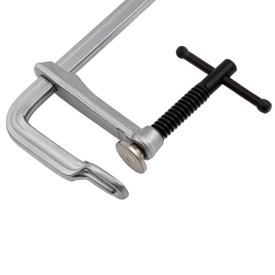 Струбцина F-образная, 100x400мм, кованая Denzel по ценам производителя в Екатеринбурге с доставкой по всей России