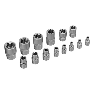 Набор головок Torx , 14 предметов, 1/4, 3/8, 1/2 Stels по ценам производителя в Екатеринбурге с доставкой по всей России