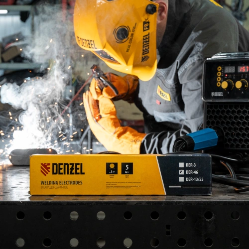 Электроды DER-46, диам. 3 мм, 5 кг, рутиловое покрытие Denzel по ценам производителя в Екатеринбурге с доставкой по всей России