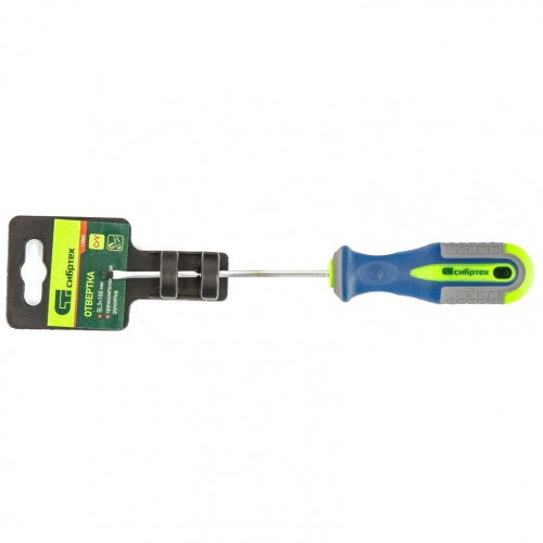 Отвертка, SL3 х 100 мм, CrV, трехкомпонентная рукоятка Сибртех по ценам производителя в Екатеринбурге с доставкой по всей России