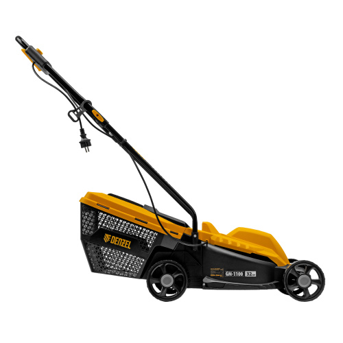Газонокосилка электрическая GM-1100, 1100 Вт, шир. 32 см, 3 уров., травосб. 30 л Denzel по ценам производителя в Екатеринбурге с доставкой по всей России