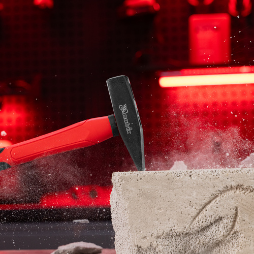 Молоток слесарный optimal, 400 г, фибергласовая обрезиненная рукоятка, квадратный боек Matrix по ценам производителя в Екатеринбурге с доставкой по всей России