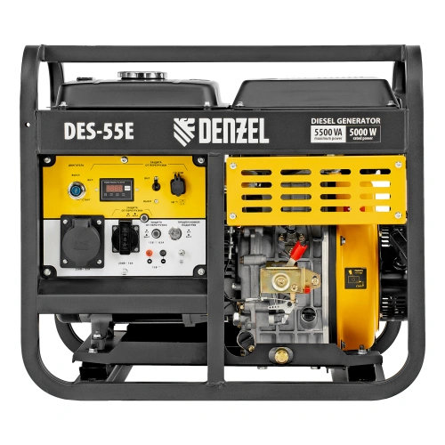 Генератор дизельный DES-55E, 5,5 кВт, 230 В, 11 л, электростартер Denzel по ценам производителя в Екатеринбурге с доставкой по всей России
