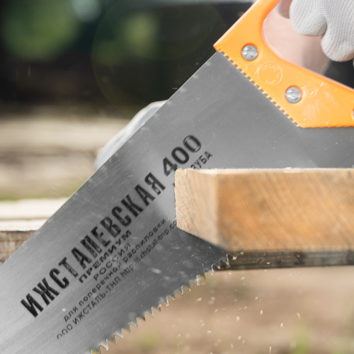 Ножовка по дереву, 400 мм, шаг зубьев 5 мм, пластиковая рукоятка по ценам производителя в Екатеринбурге с доставкой по всей России