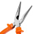 Длинногубцы прямые Classic, 180 мм, шлифованные, пластмассовые рукоятки Sparta по ценам производителя в Екатеринбурге с доставкой по всей России