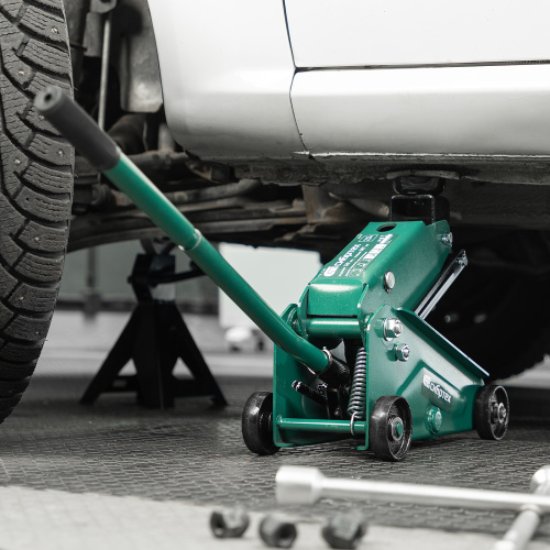 Домкрат гидравлический подкатной, 2,5 т, 148-387 мм Сибртех по ценам производителя в Екатеринбурге с доставкой по всей России