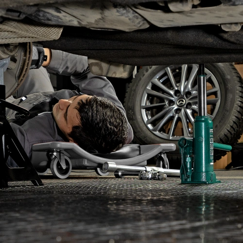 Домкрат гидравлический бутылочный, 3 т, 180-320 мм, в пласт. кейсе Сибртех по ценам производителя в Екатеринбурге с доставкой по всей России