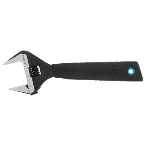 Ключ разводной, 250 мм, CrV, тонкие губки, защитные насадки Gross по ценам производителя в Екатеринбурге с доставкой по всей России