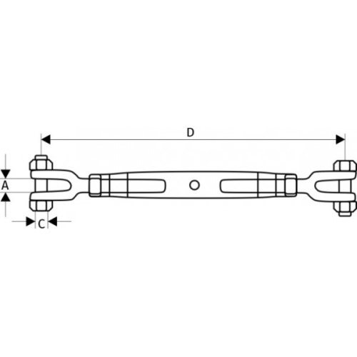 Талреп вилка - вилка DIN 1478, М24 по ценам производителя в Екатеринбурге с доставкой по всей России