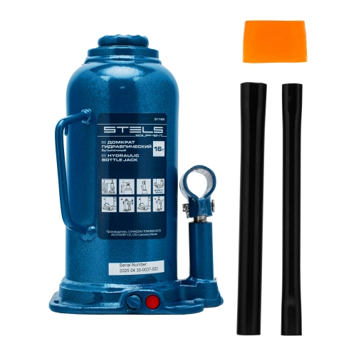Домкрат гидравлический бутылочный, 16 т, h подъема 227-457 мм Stels по ценам производителя в Екатеринбурге с доставкой по всей России