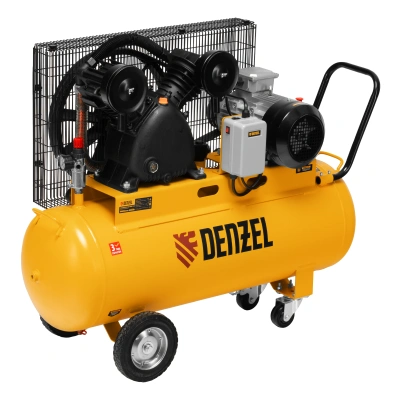Компрессор воздушный рем. привод BCV 4000-T/100, 4,0 кВт, 100 литров, 690 л/мин Denzel по ценам производителя в Екатеринбурге с доставкой по всей России