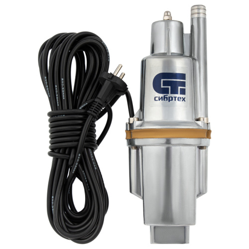 Вибрационный насос СВН300-10, верхний забор, 300 Вт, напор 75 м, 1200 л/ч, кабель 10 м Сибртех, 1200 л/ч по ценам производителя в Екатеринбурге с доставкой по всей России