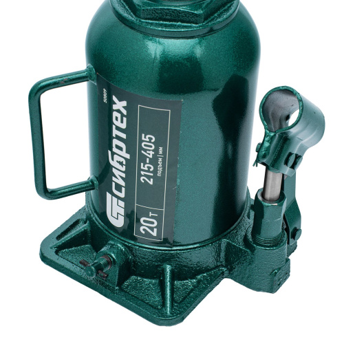 Домкрат гидравлический бутылочный, 20 т, 215-405 мм Сибртех по ценам производителя в Екатеринбурге с доставкой по всей России