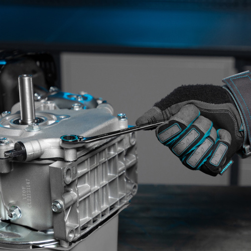 Набор ключей комбинированных с трещоткой, 8-19 мм, 7 шт, реверсивные, CrV Gross по ценам производителя в Екатеринбурге с доставкой по всей России