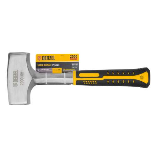 Кувалда 2 кг, цельнометаллическая, двухкомпонентная рукоятка Denzel по ценам производителя в Екатеринбурге с доставкой по всей России
