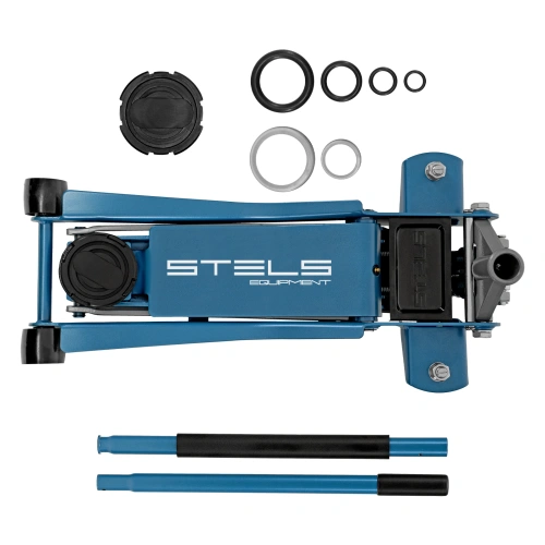 Домкрат гидравлический подкатной, быстрый подъем, 3т Low Profile Quick, 75-515 мм, профессиональный Stels по ценам производителя в Екатеринбурге с доставкой по всей России