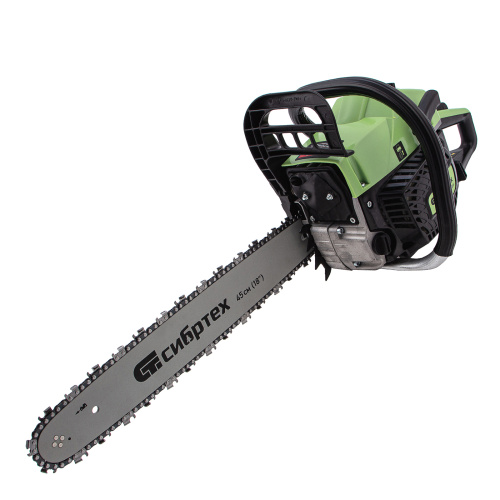 Пила цепная бензиновая БП-5245, 52 см3, шина 45 см, шаг 0.325, паз 1,5 мм, 72 звена Сибртех по ценам производителя в Екатеринбурге с доставкой по всей России