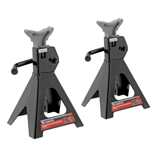 Подставки под машину регулируемые, 2 т, H подъема 275-420 мм, 2 шт Matrix по ценам производителя в Екатеринбурге с доставкой по всей России