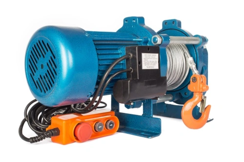 Лебедка электрическая  500/1000 кг  30/15 м с канатом 220 В TOR KCD купить в Москве с доставкой по всей России | ProtosMarket.ru